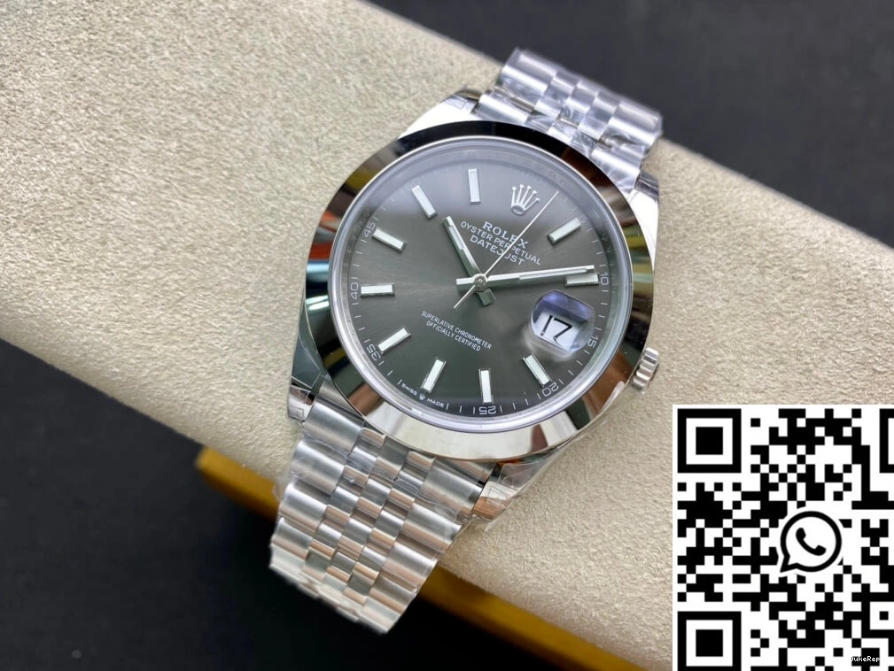 M126300-0008 Factory Rolex Gray Datejust VS Dial 0121